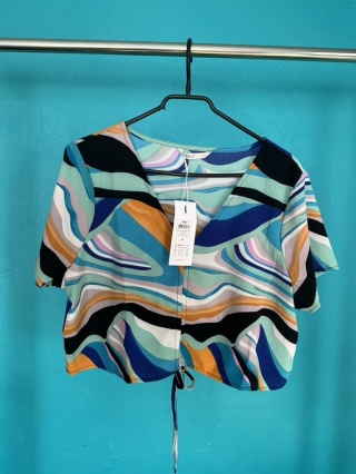 Letni top damski w wzór | XL