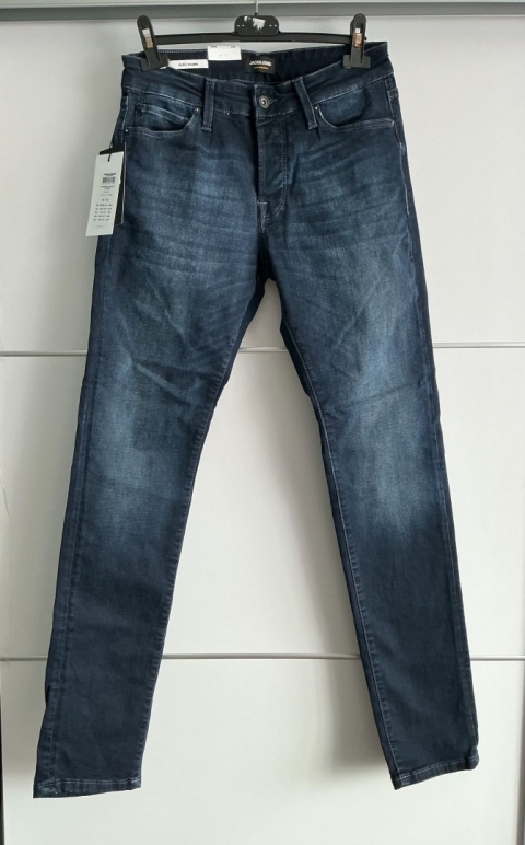 Jack & Jones męskie jeansy Slim Fit, niebieskie, rozmiar S – widok z przodu