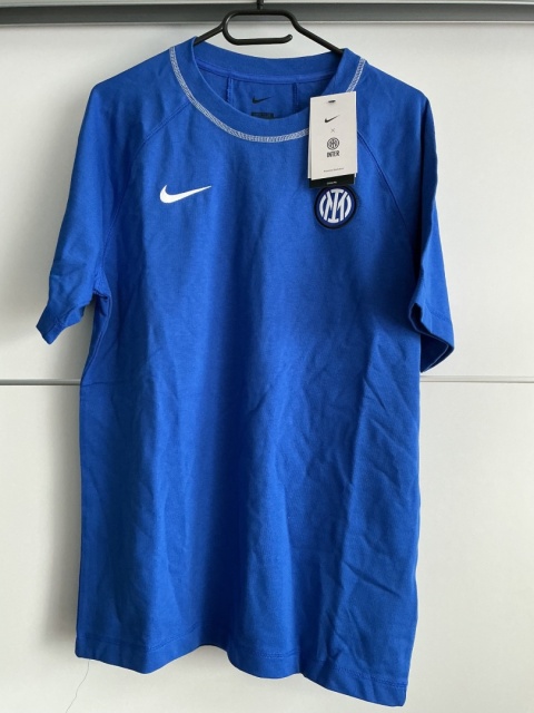 Niebieska koszulka Nike x Inter rozmiar S, widok z przodu